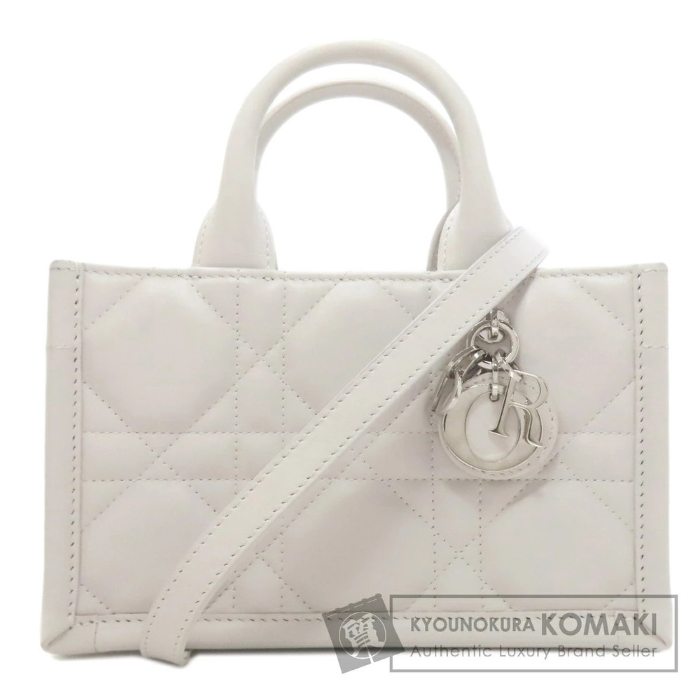 Christian Dior Book Tote Macro Cannage Handbag Calfskin